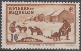Saint-Pierre Et Miquelon 1938 Yvert 171 Neuf ** Cote (2015) 0.40 Euro Attelage - Ungebraucht