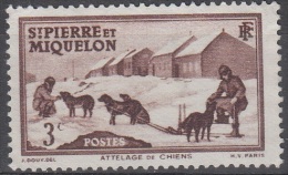Saint-Pierre Et Miquelon 1938 Yvert 168 O Cote (2015) 0.30 Euro Attelage - Oblitérés