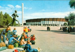 FINLAND Postcard With The 1952 Olympic Stadium And Cancel For The City Marathon In Helsinki On 13-8-1988 - Ete 1952: Helsinki