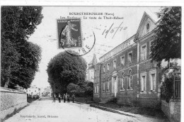 Cpa De Bourgtheroulde - Eure - Les écoles- Rte De Thuit-hébert - Bourgtheroulde