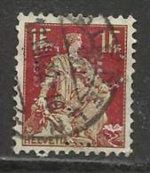 HELVETIA , SUISSE , 1 F , Perforé Perfin : " B&C E " , 1907 - 1917 , N° Y&T 126 - Perforés