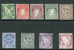 IRLANDE- Y&T N°78 à 86- Oblitérés - Used Stamps