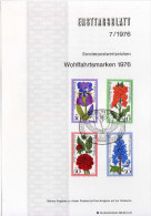 Berlin (West) 1976 Ersttagsblatt Mi 524-527 [120415ETBI] - 1st Day – FDC (sheets)