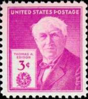 USA 1946 Scott 945, Thomas Alva Edison, MNH ** - Ungebraucht