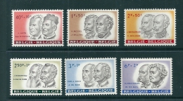 Belgium 1961 Yvert 1176-81 MNH - Andere & Zonder Classificatie