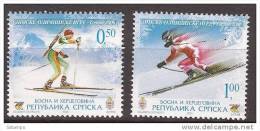 2006  360-61  TORINO OLYMPIADI   BOSNIA ERZEGOWINA  REPUBLIKA SRPSKA  SKI BIATLON   MNH - Winter 2006: Turin