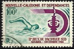 NEW CALEDONIA 100 FRANCS SOUTH PACIFIC GAMES SPORT NOUMEA DECEMBER OUT OFFSET OF 4 ULH 1966 SG422 READ DESCRIPTION !! - Usados