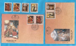 1994 2692-95   ORTODOX RELICS  JUGOSLAWIEN JUGOSLAVIJA SERBIA  KUNST ARTE   SET PLUS FDC INTERESSANT - Sonstige & Ohne Zuordnung