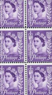 CV:€45.47 JERSEY 1958. 3d (deep) Lilac 1-centre Phosphor.Sheet:240    [feuilles, GanzeBogen,hojas,foglios,vellen] - Sheets, Plate Blocks & Multiples