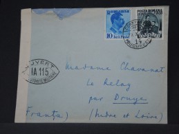 ROUMANIE - LOT DE 5 LETTRES PERIODE 1937/51  A ETUDIER   A VOIR INTERESSANT LOT P3356 - Marcofilia