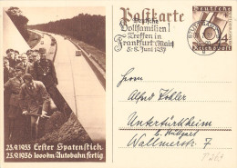P263 Gel.1937 Deutschland Deutsches Reich - Cartes Postales