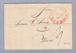 DE Frankfurt 1833-08-02 Brief Nach Wien - Prephilately