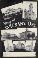 242243-Oregon, Albany, Multi-View, Building, Scenes, H.J. Jones - Altri & Non Classificati