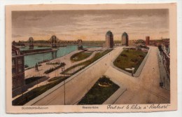 Duisburg - Ruhrort, Rheinbrücke, 1922, Verlag Moonen Nr 2160  N 2819 21 - Duisburg