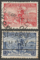 Australia. 1936 Opening Submarine Telephone Link To Tasmania. Used Complete Set. SG159-160 - Usados