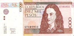 BILLETE DE COLOMBIA DE 10000 PESOS DEL AÑO 2010 (BANKNOTE) - Colombia