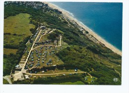 CPSM HOULGATE, GONNEVILLE SUR MER, VUE AERIENNE SUR LE CAMPING DE LA CORNICHE, CALVADOS 14 - Houlgate