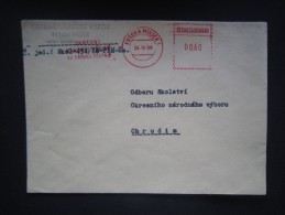 BRIEF Frankotype Freistempel Frydek Mistek 1968 ONV   // Tm2157 - Lettres & Documents