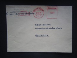 BRIEF Frankotype Freistempel Frydek Mistek 1968 ONV   // Tm2157 - Brieven En Documenten