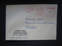 BRIEF Frankotype Freistempel PRAHA 1969 Narodni Vybor // Tm2168 - Lettres & Documents