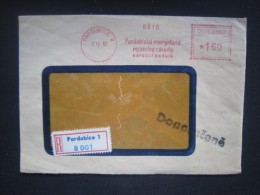 BRIEF Frankotype Freistempel PARDUBICE 1960  // Tm2175 - Covers & Documents