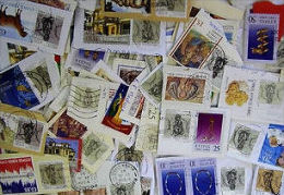 Cyprus KILOWARE MissionBag 60g (2.1oz) Modern Stamp Mixture     [vrac Kilowaar Kilovara] - Used Stamps