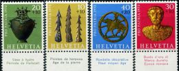 SW0053 Switzerland 1972 Archeology 4v MNH - Ungebraucht