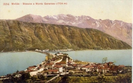 Melide - Bissone E Monte Generoso - 3154 - Formato Piccolo Non Viggiata - Bissone