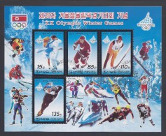 DPR KOREA WINTER OLYMPICS TURIN Sc 4483 SHEET Of 4 CTO MNH 2006 - Winter 2006: Turin