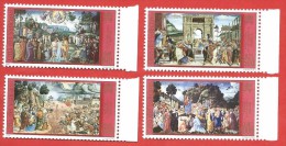 VATICANO MNH - 2001 - La Cappella Sistina Restaurata - £ VARI - S. 1224 - 1227 - Used Stamps