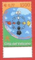 VATICANO MNH - 2001 - Anno Dell'ONU Per Il Dialogo Tra Le Civiltà - € 0,77 - £ 1500 - S. 1230 - Usati