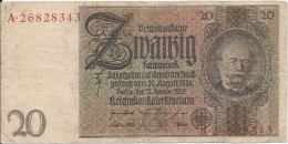 20 Mark 1924 - 20 Reichsmark