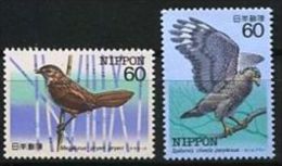 JAPON Oiseaux, Rapaces, Birds, Vögel, Yvert  N°1476/77.  ** Neuf Sans Charniere MNH. - Adler & Greifvögel