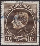 Belgique 1929 COB 289, 10 F Montenez Oblitéré - 1929-1941 Big Montenez