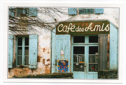 Commerce--Café Des Amis---à Localiser---- Cpm N° 174316  éd Marcou - Cafés