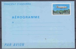 Andorra Fr. 1985 Aerogramme Unused (21085) - Interi Postali & Prêts-à-poster