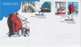 AAT 2003 Dan Ships 4v On FDC Ca Kingston Tas (F3191) - FDC