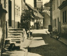 Bad Frankenhausen Thüringen Oberkirchgasse Wohnhäuser Sw 15.8.1955 Mit Zurück-Stempel - Bad Frankenhausen