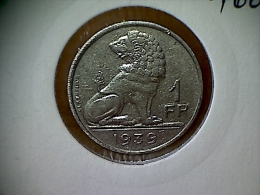 Belgique 1 Franc 1939 FR - 1 Franc