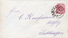 ALLEMAGNE WURTEMBERG ENTIER POSTAL 1877 - Sonstige & Ohne Zuordnung