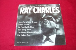 RAY  CHARLES  ° L'AUTHENTIQUE   6  TITRES - Jazz