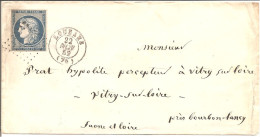 N  4  Sur  Lettre Superbe - 1849-1850 Cérès