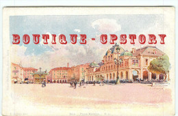 LESSIEUX < NICE PLACE MASSENA - OLD POSTCARD 1900's ILLUSTRATED SIGNED - ILLUSTRATOR - DOS SCANNE - Lessieux