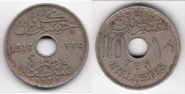 **** EGYPTE - EGYPT - 10 MILLIEMES AH1335-1917H HUSSEIN KAMIL **** EN ACHAT IMMEDIAT - Aegypten