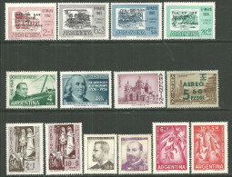 Argentine Neufs Sans Et Avec Charniére, MIXED, MINT NEVER HINGED, & HINGED, DIA DE LAS NACIONES UNIDAS 24 DE OCTUBRE - Unused Stamps