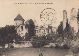 46-  Assier Ruines Du Chateau - Assier