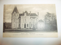 2zig - CPA - MASSAY - Environs - Le Château De La Champonnière - Vue Sur La Route Nationale - [18] - Cher - Massay