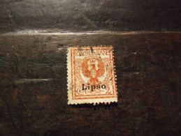 LIPSO 1912 RE 2 C USATO - Ägäis (Lipso)