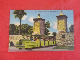 Florida> St Augustine   Sightseeing Tram       ----ref 1790 - St Augustine