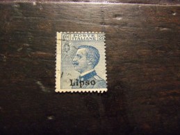 LIPSO 1912 RE 25 C USATO - Aegean (Lipso)